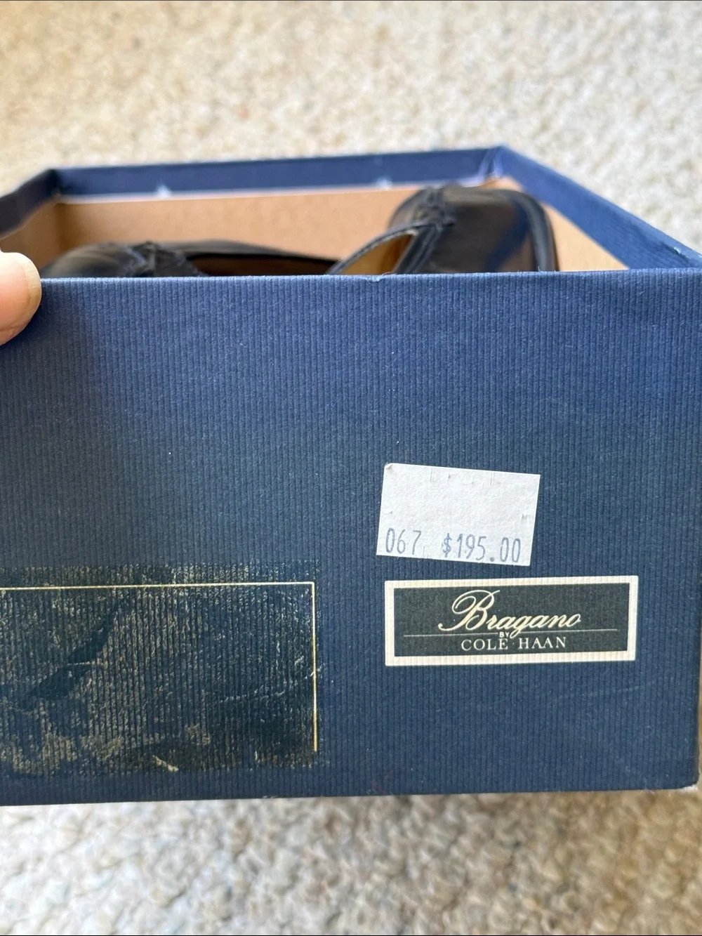 BRAGANO by COLE HAAN Black Leather Slip-On Loafers Size 10 (Men’s)